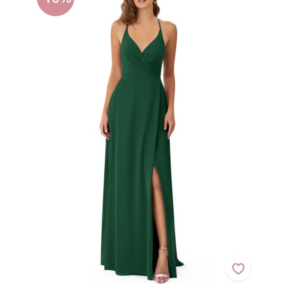 Azazie Dresses & Skirts - AZAZIE DAVIS Dress, Dark green